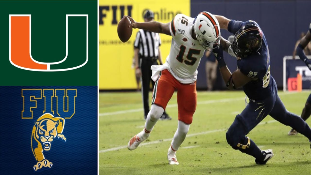 Miami vs FIU 2019 College Football Highlights