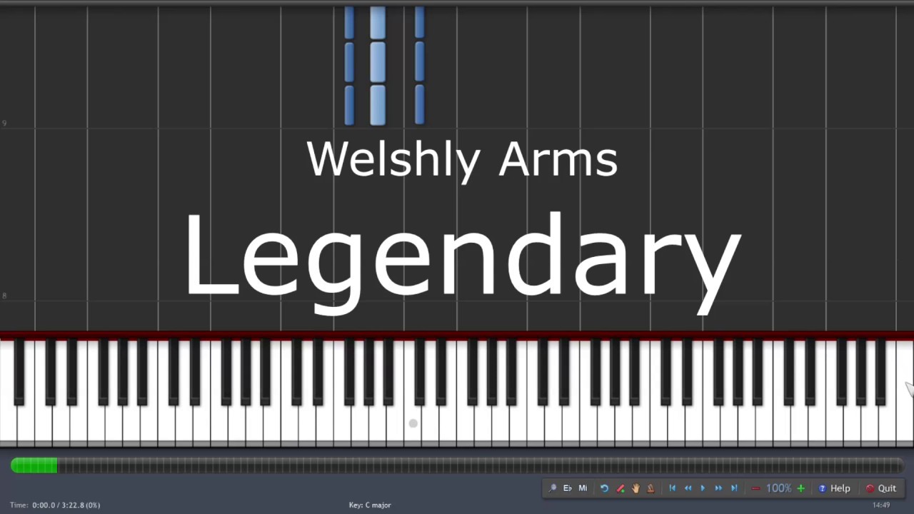 Welshly Arms - Legendary - Piano Cover / Tutorial