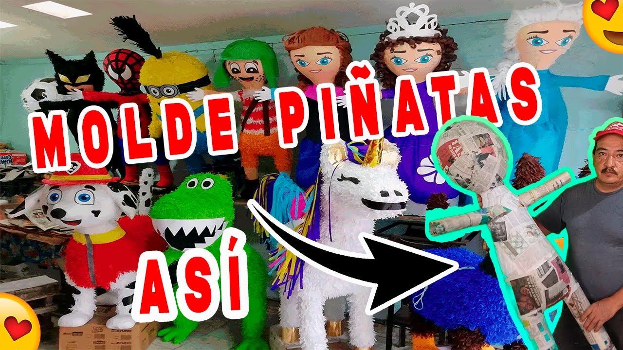 Como HACER un MOLDE para PIÑATAS de Personajes ✔️👌🏻| Parte 2