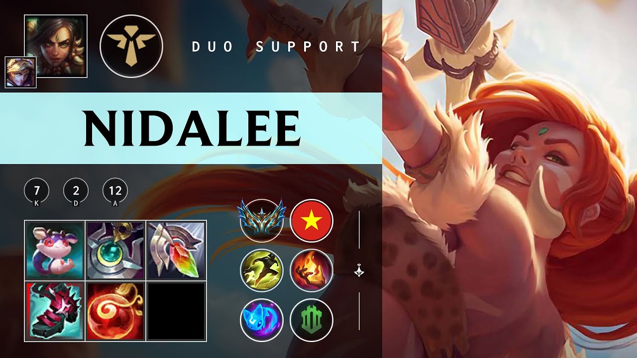 Nidalee Support vs Lulu - VN Challenger Patch 25.24