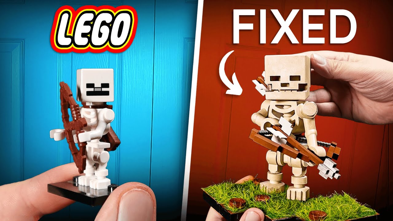 Я создал свои собственные кубики LEGO из НИЧЕГО!