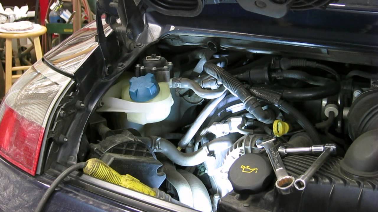 Changing fuel filter on a 996 C4