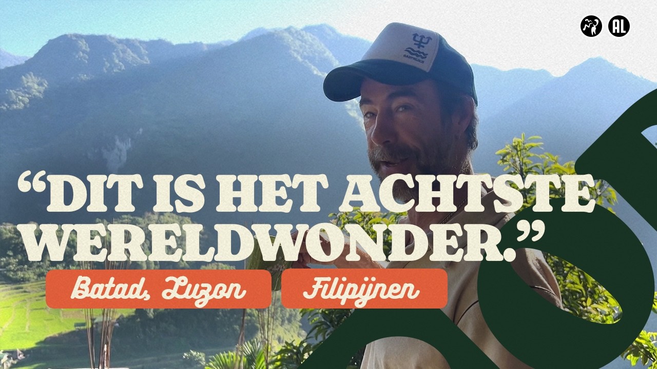 CHRIS ZEGERS bezoekt de RIJSTVELDEN van UNESCO-WERELDERFGOED BATAD op LUZON, DE FILIPIJNEN