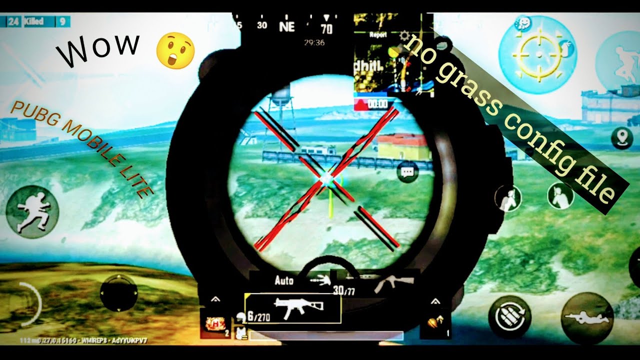PUBG MOBILE LITE./ NO GRASS CONFIG FILE ./WOW 😲...