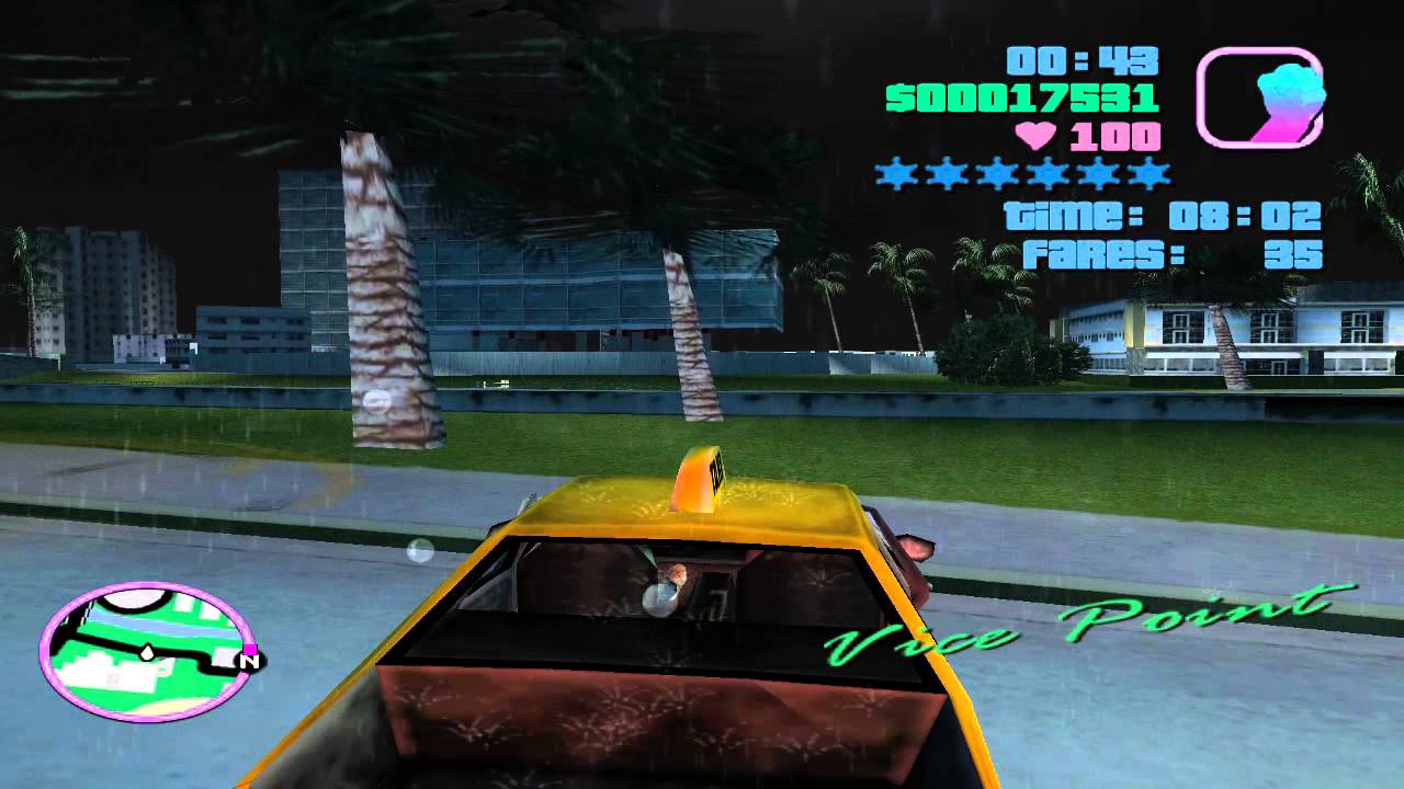 Grand Theft Auto Vice City Taxi mission