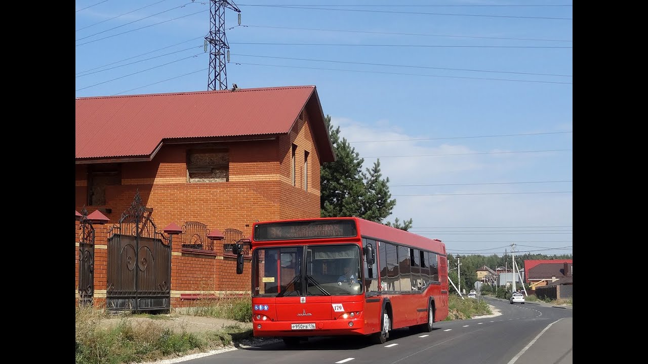Маршрут автобуса №94 г. Казань. Поездка на автобусе МАЗ-103.