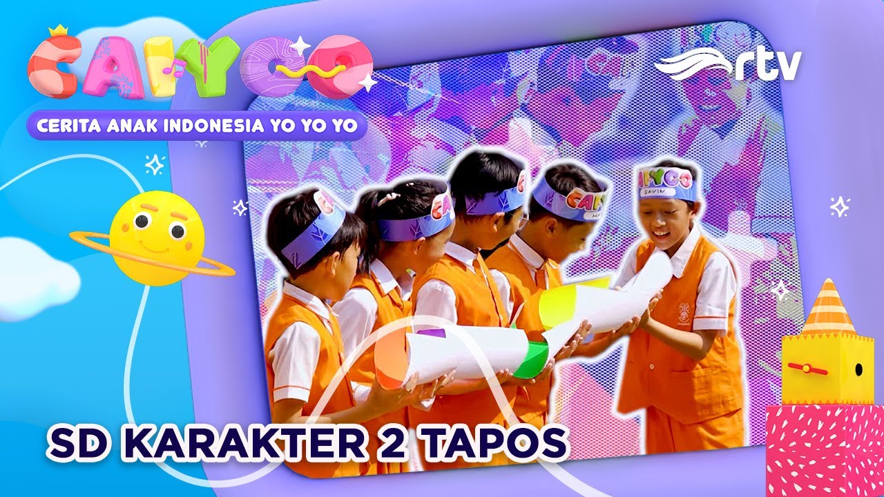 CAIYOO Sedang Di SD KARAKTER 2. Kita Seru - seruan Main Games, Dan Main Craft Ulat!
