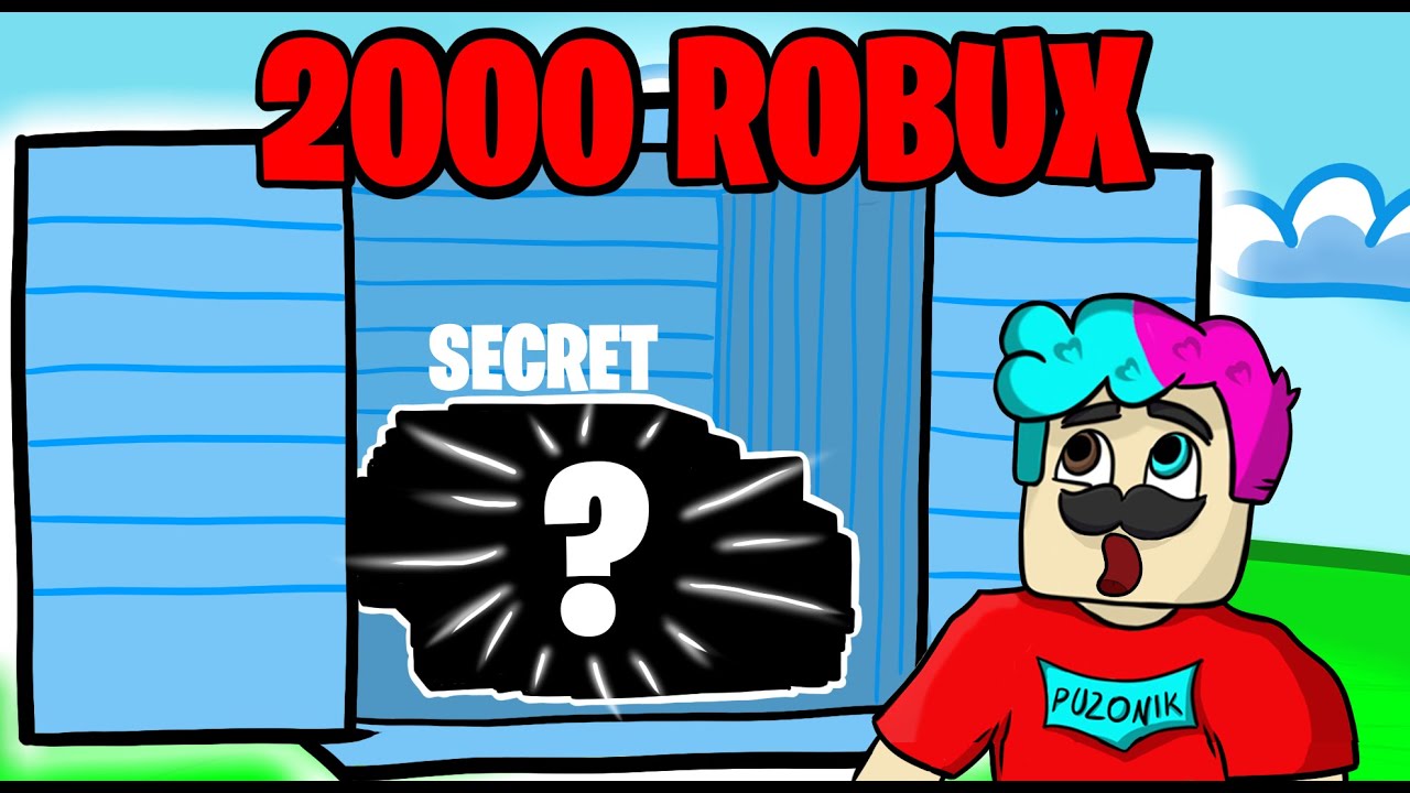 Wydałem 2000 ROBUX na SEKRETNY MAGAZYN w Roblox
