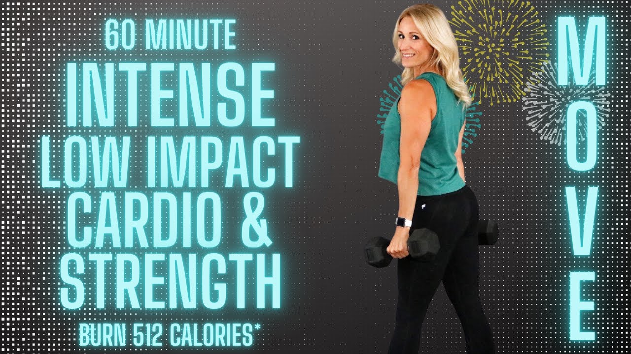 60 Minute INTENSE Low Impact Cardio & Compound Strength | Women Over 40 Workouts