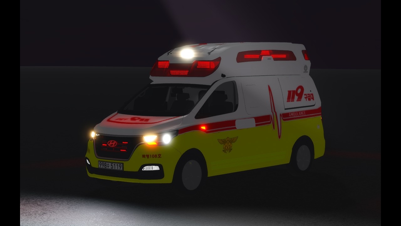 [Roblox] 2018 스타렉스 오텍구급차 사용설명 영상