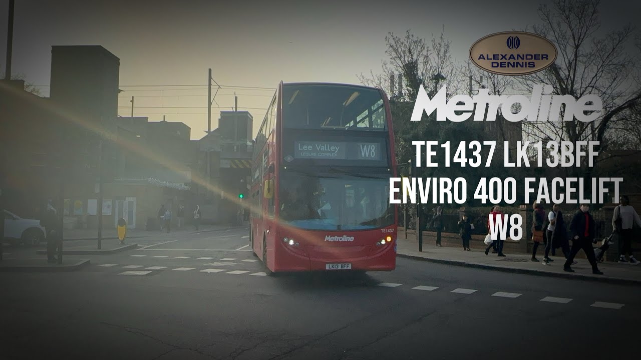 Journey on the Metroline Alexander Dennis Enviro 400 Facelift TE1437 LK13BFF on bus route W8