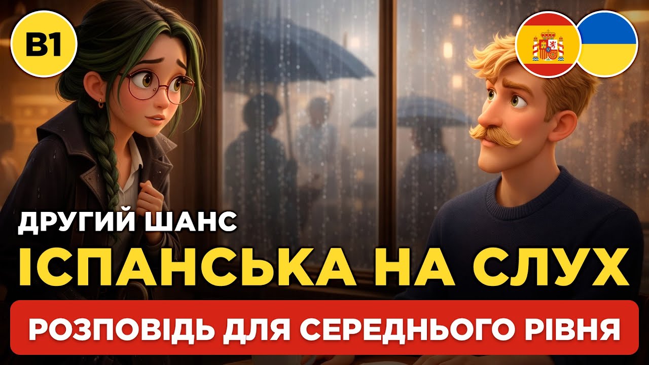 У тебе рівень B1, якщо зрозумієш цю розповідь || 🎧 Іспанська мова на слух || ❤️ Otra Oportunidad