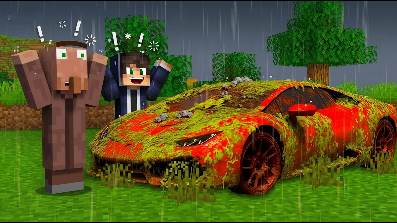 RAGE I KOVALSKI SU PRONAŠLI REALISTIČAN NAPUŠTEN AUTO U MINECRAFTU