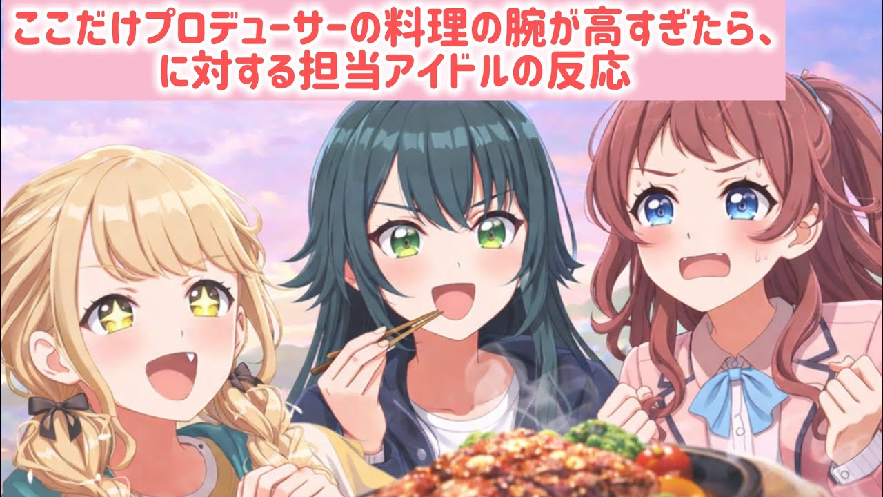ここだけプロデューサーの料理の腕が高すぎたら、に対する担当アイドルの反応【学園アイドルマスターSS】