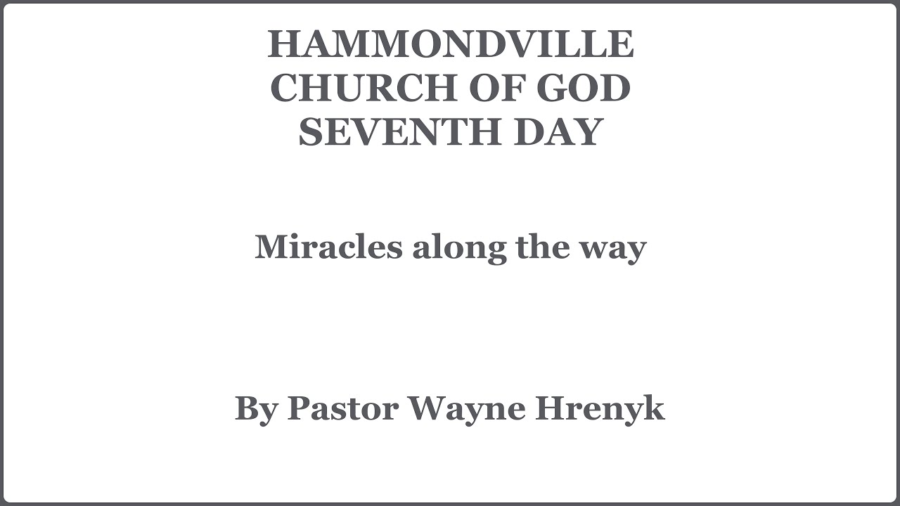 Miracles along the way