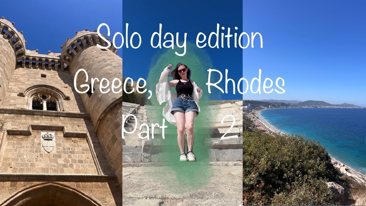 Solo day in Greece Rhodes exploring everything possible - Greece Rhodes pt 2