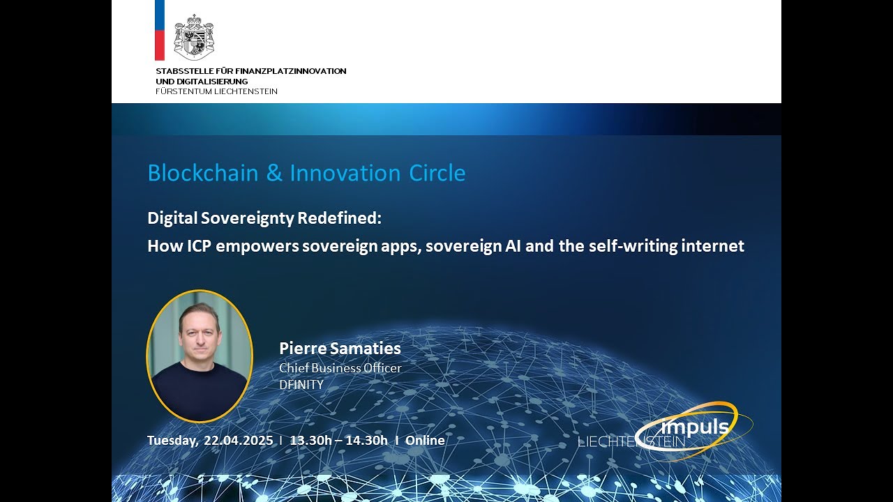 Blockchain & Innovation Circle (BIC) -  Digital Sovereignty Redefined