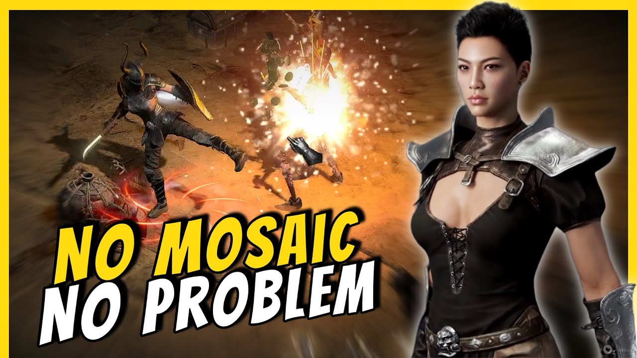 Martial Art Assassin Without Mosiac Can Still Wreck, (Dragon Tail Build) - Diablo 2 Resurrected