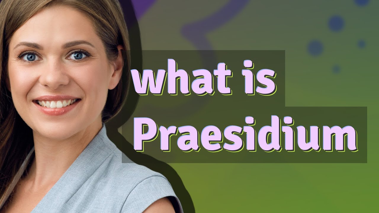Praesidium | meaning of Praesidium