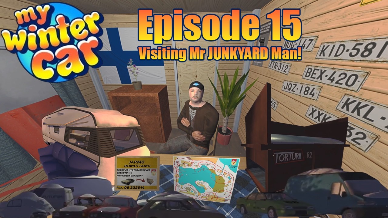 My Winter Car (Modded) ep15 | Visiting Mr JUNKYARD Man!