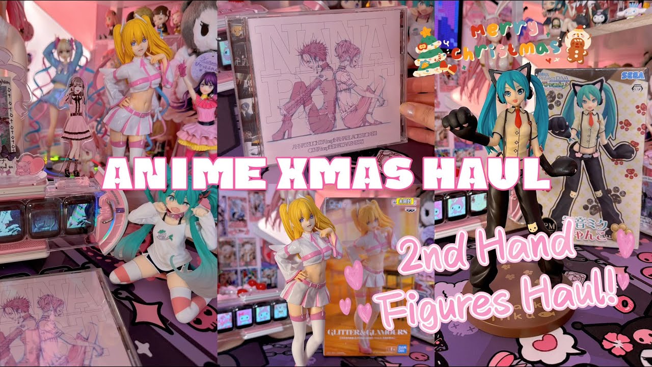 HUGE Anime Christmas Haul, Figures+Merch+Unboxing 🎄