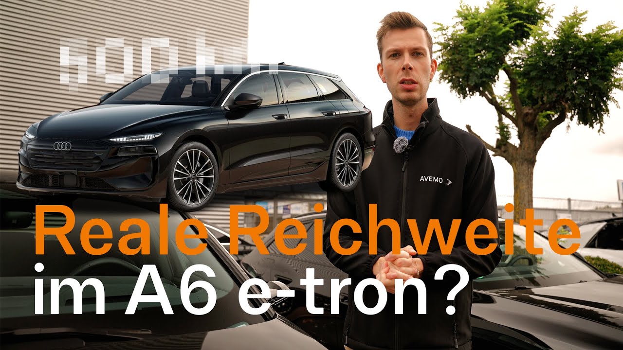 So weit kommt er wirklich! ⚡️Alltag & Autobahn im Check - Audi A6 e-tron Reichweitentest | AVEMO