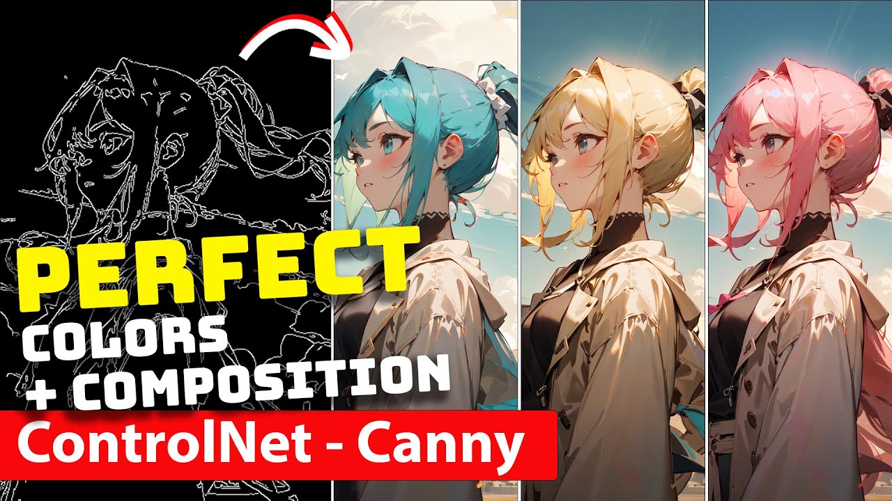 ControlNet Canny Explained - Полное руководство // Стабильная диффузия ИИ