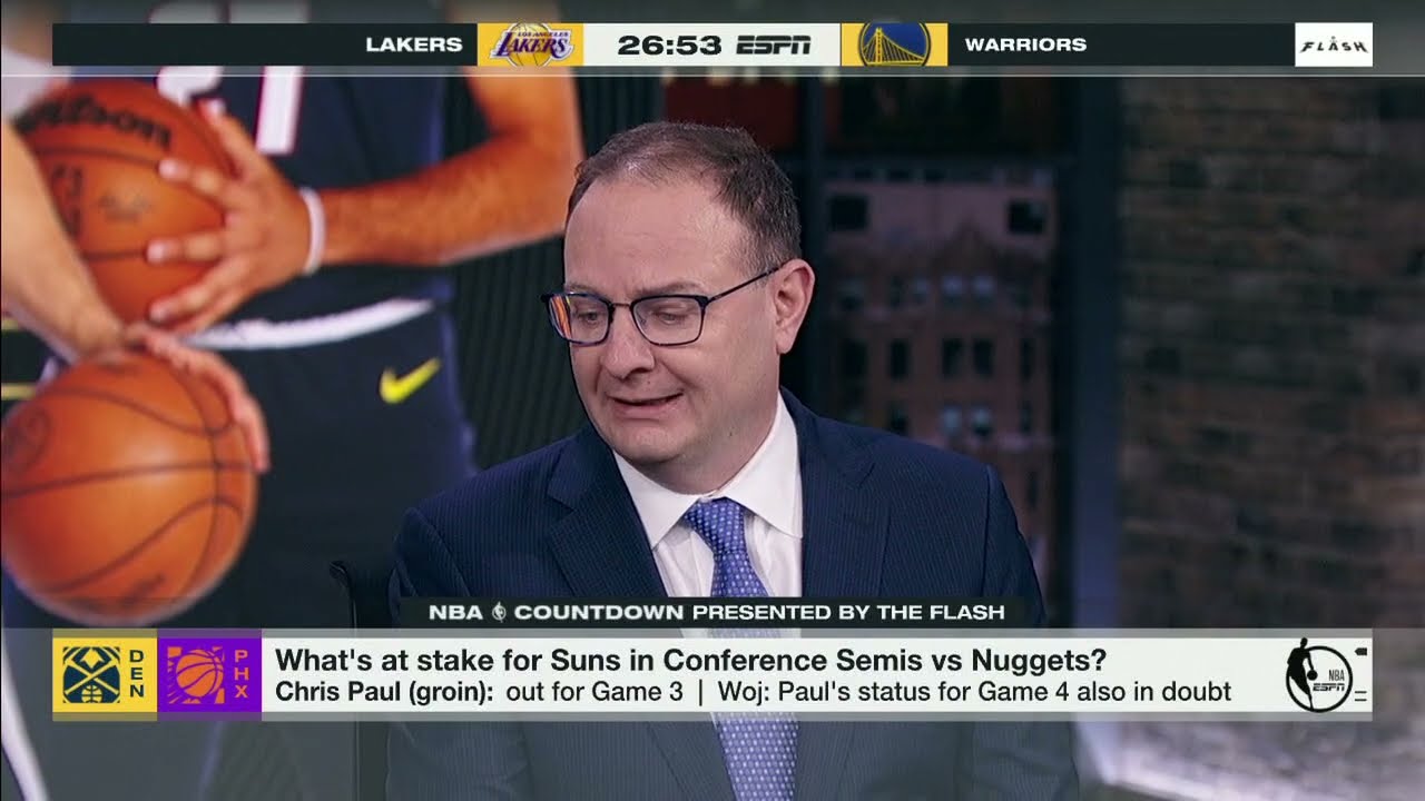 Woj: Chris Paul returning for Suns-Nuggets is 'very unrealistic' with groin injury | NBA Countdown