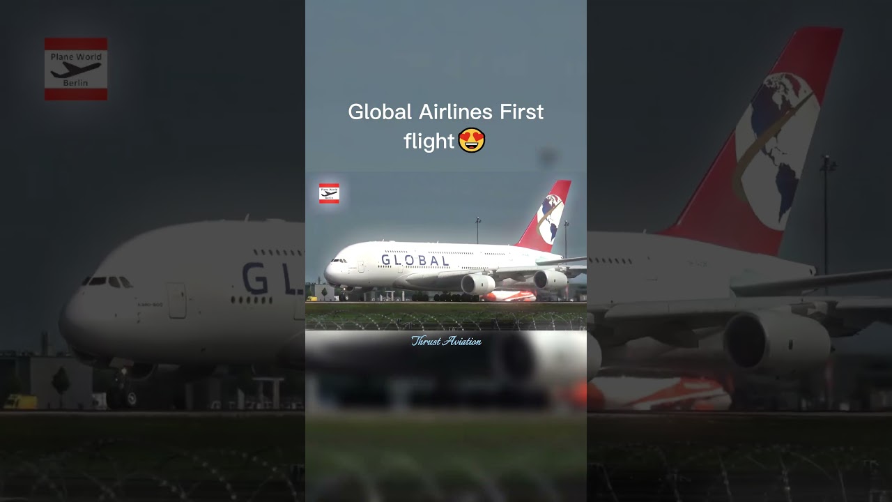 Global Airlines First Flight😍 #boeing #aviation #avgeek