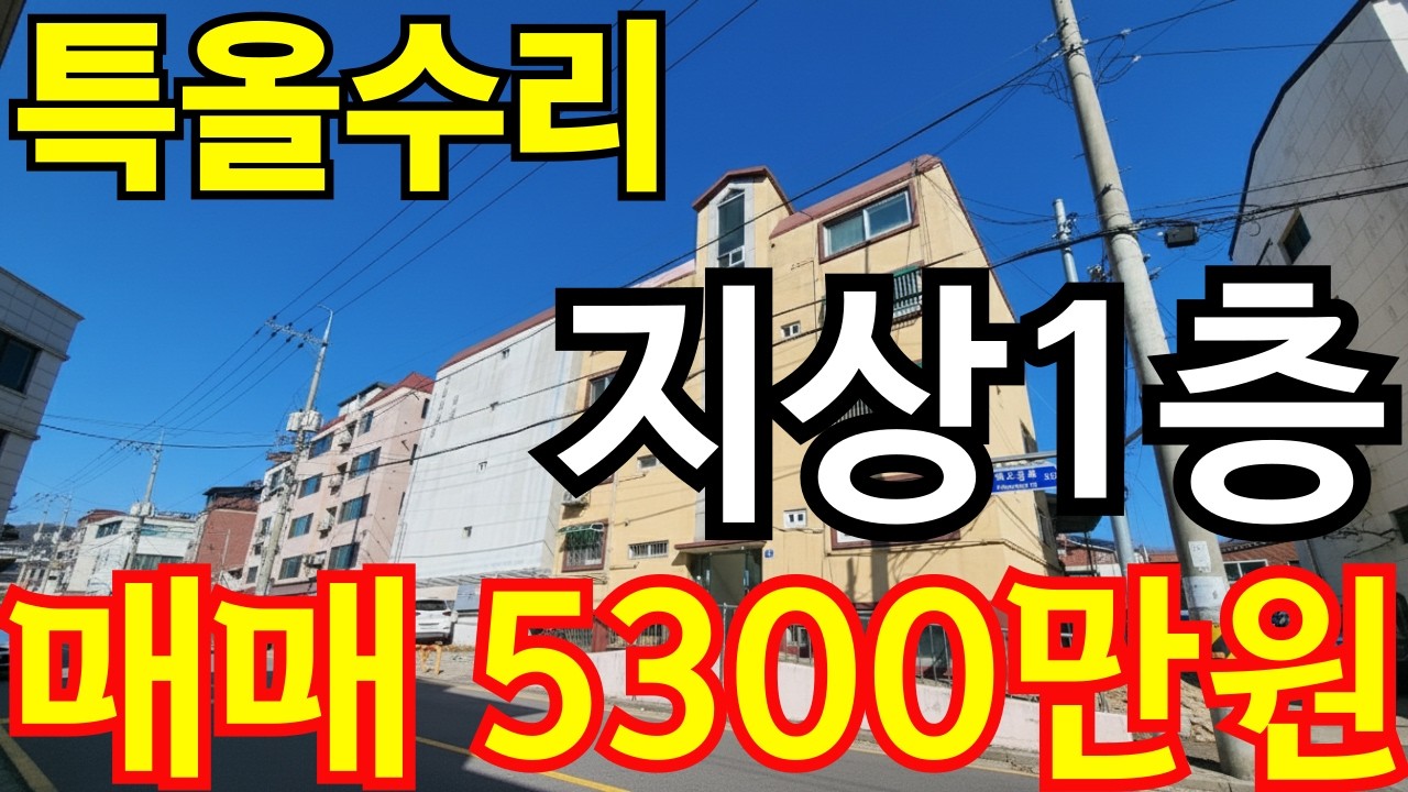 (매물.694) 인천 급매물 빌라 ! 특올수리 ! 지상 1층 ( 급매가 5300만원 ) 초급매물 #인천빌라매매 #빌라투자 #올수리빌라