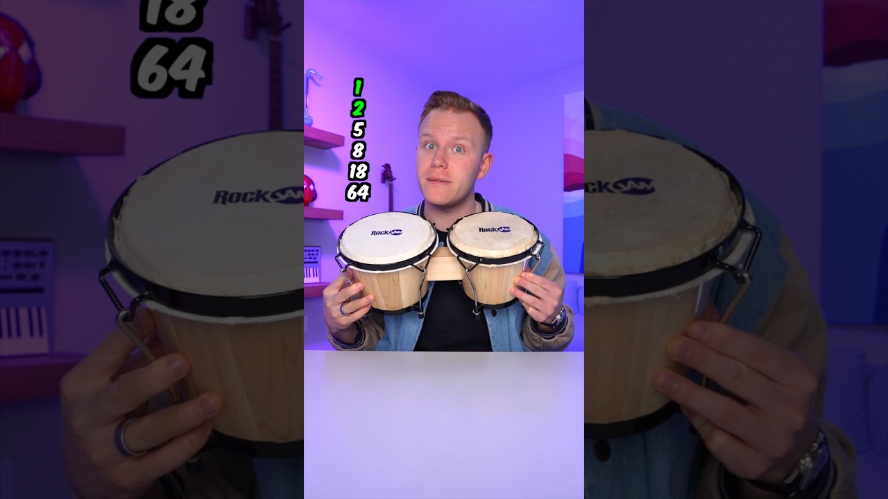 1 Drum vs 64 Drums!
