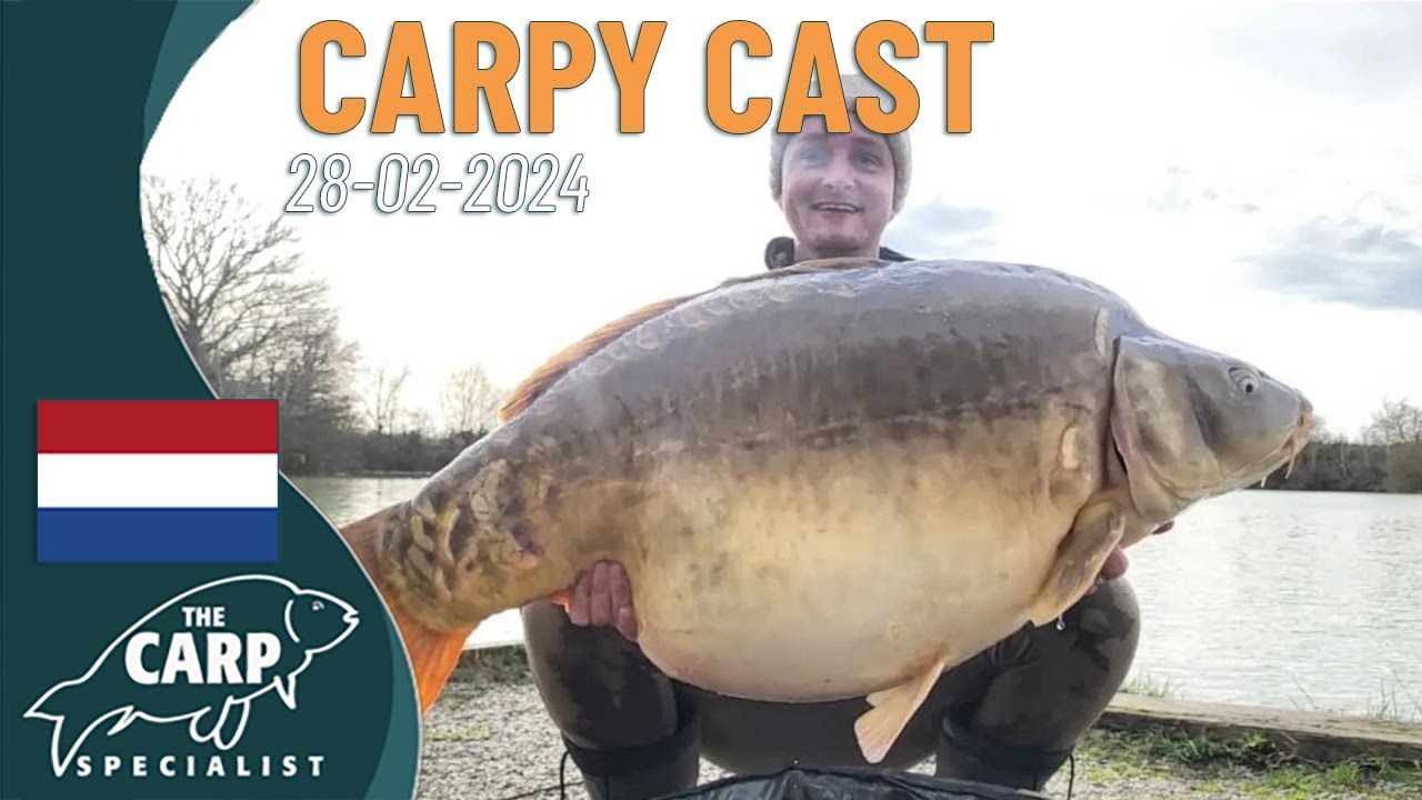 The Carpy Cast - 28-02-2024 - BAM!!! 34,2kg spiegelkarper op Buster’s Lake!