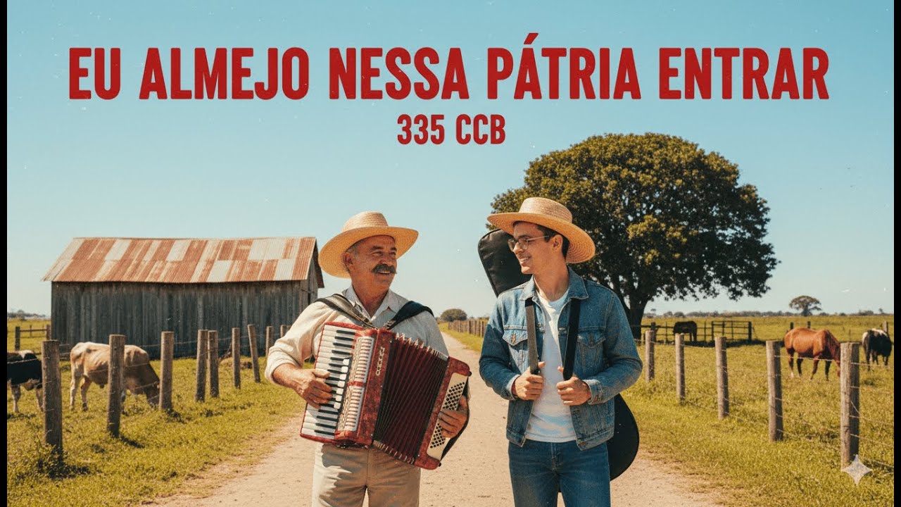 Eu Almejo Nessa Pátria Entrar - 335  | LINDO Sertanejo | CCB