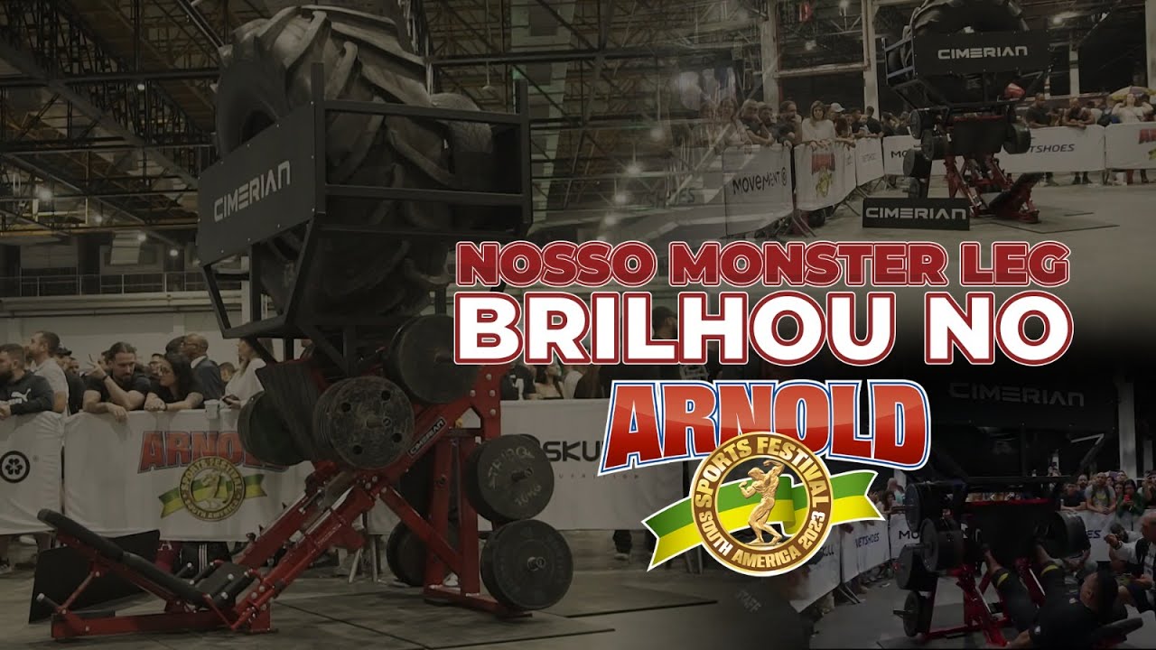UMA TONELADA NO LEG PRESS, DESAFIO ARNOLD SOUTH AMÉRICA 2023