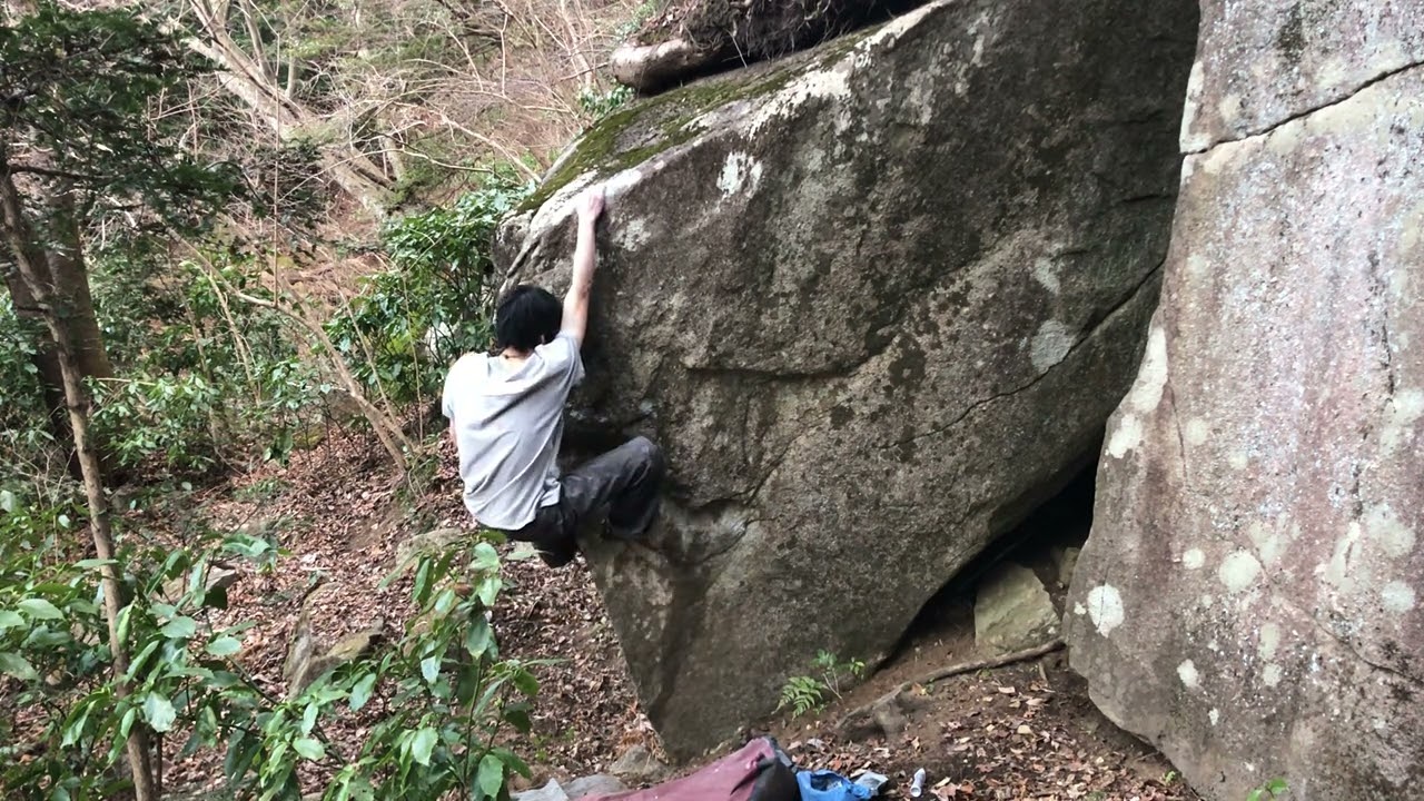 某岩場 岩切神SD 初段