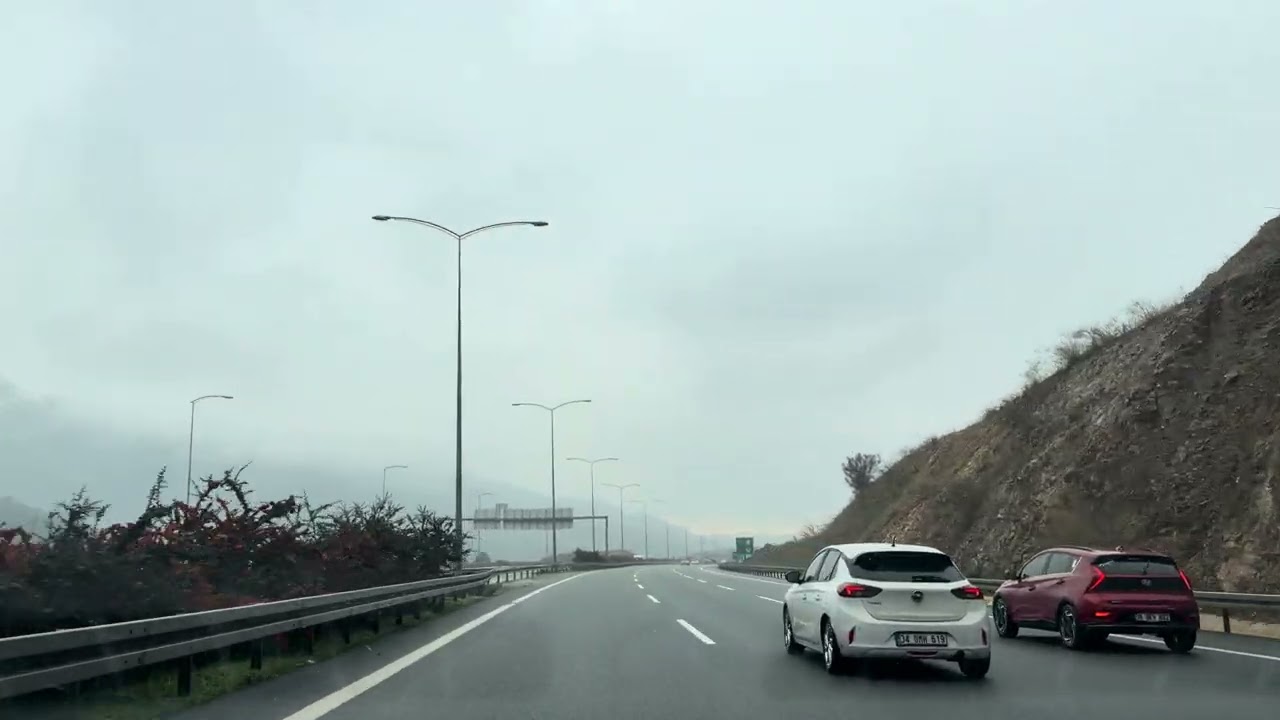 Calm Snowy Drive ASMR ❄️ | Relaxing Winter Road Sounds (4K)