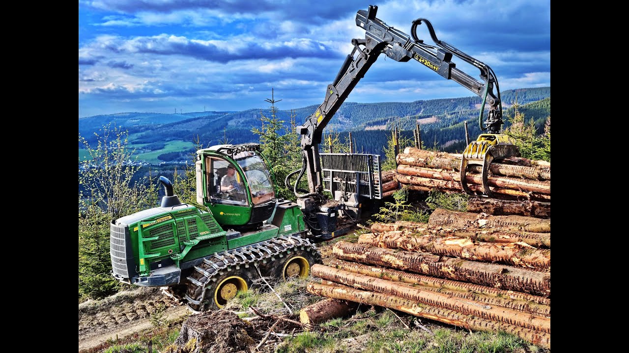 🌲*BIGGEST Deere* • John Deere 1910G • Biggest Forwarders • ForestAction • Onboard • Aarman-Puit 🌲
