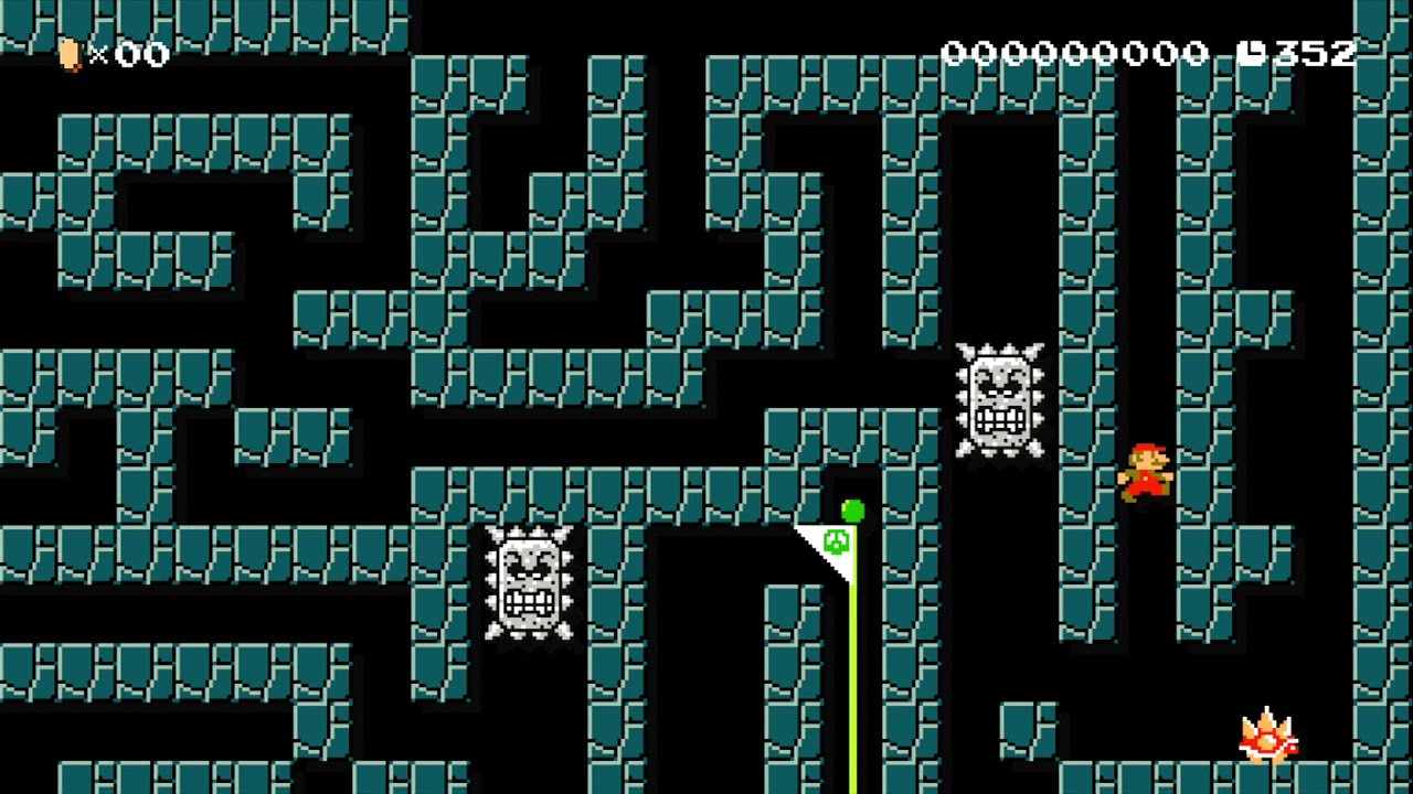 IMPOSSIBLE MAZE !! by Addie - SUPER MARIO MAKER - NO COMMENTARY 1ba