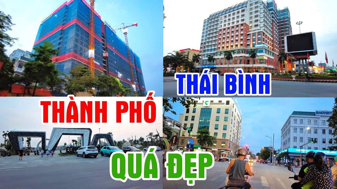 PHÁT TRIỂN QUÁ CHÓNG MẶT - THÀNH PHỐ THÁI BÌNH SẮP LÊN ĐÔ THỊ LOẠI MỘT | CẬP NHẬT TIN TỨC THÁI BÌNH