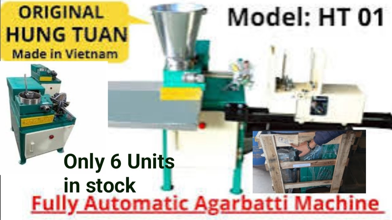 ORIGINAL HUNG TUAN FULLY AUTOMATIC AGARBATTI MAKING MACHINE IMPORTED FROM VIETNAM||ONLY 6 UNITS🇻🇳🇻🇳