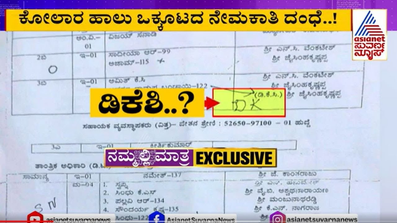 ಕೋಲಾರ ಹಾಲು ಒಕ್ಕೂಟದ ನೇಮಕಾತಿಯಲ್ಲಿ ಲಕ್ಷ ಲಕ್ಷ ಡೀಲ್? | Kolar Milk Union Recruitment Scam | Kannada News