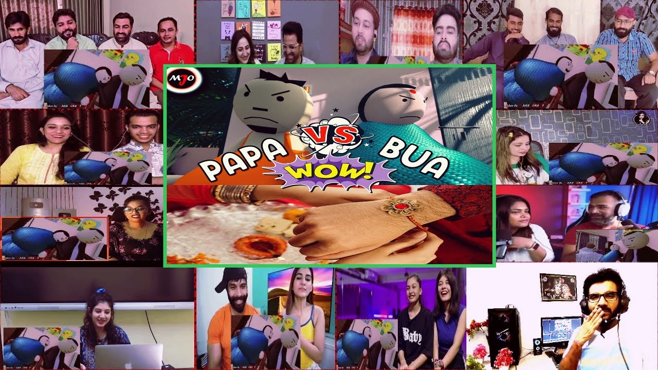 RAKSHA BANDHAN🏵️पर भाई-बहन की प्यार भरी लड़ाई😂FUNNY पापा VS बुआ || PAK REACTS to PAPA VS BUA