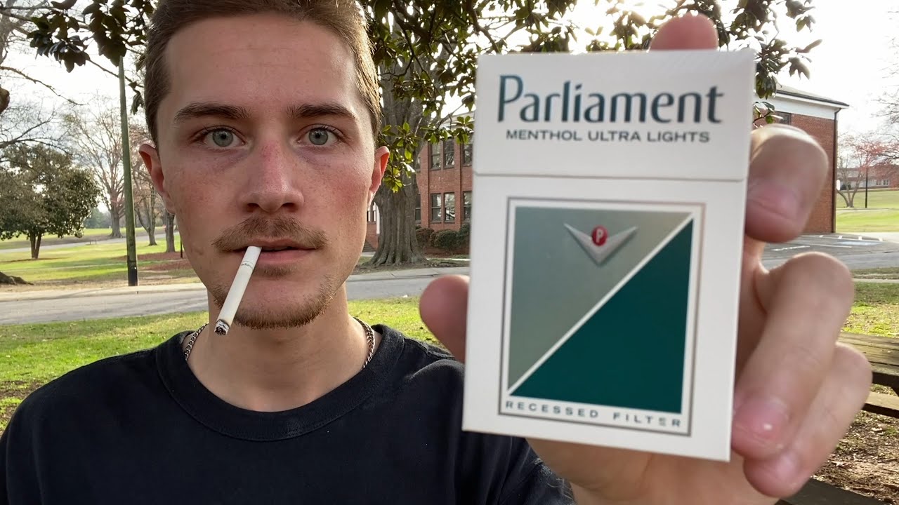 Smoking Unopened, 14 Year Old Parliament Cigarettes (Pre-2010)