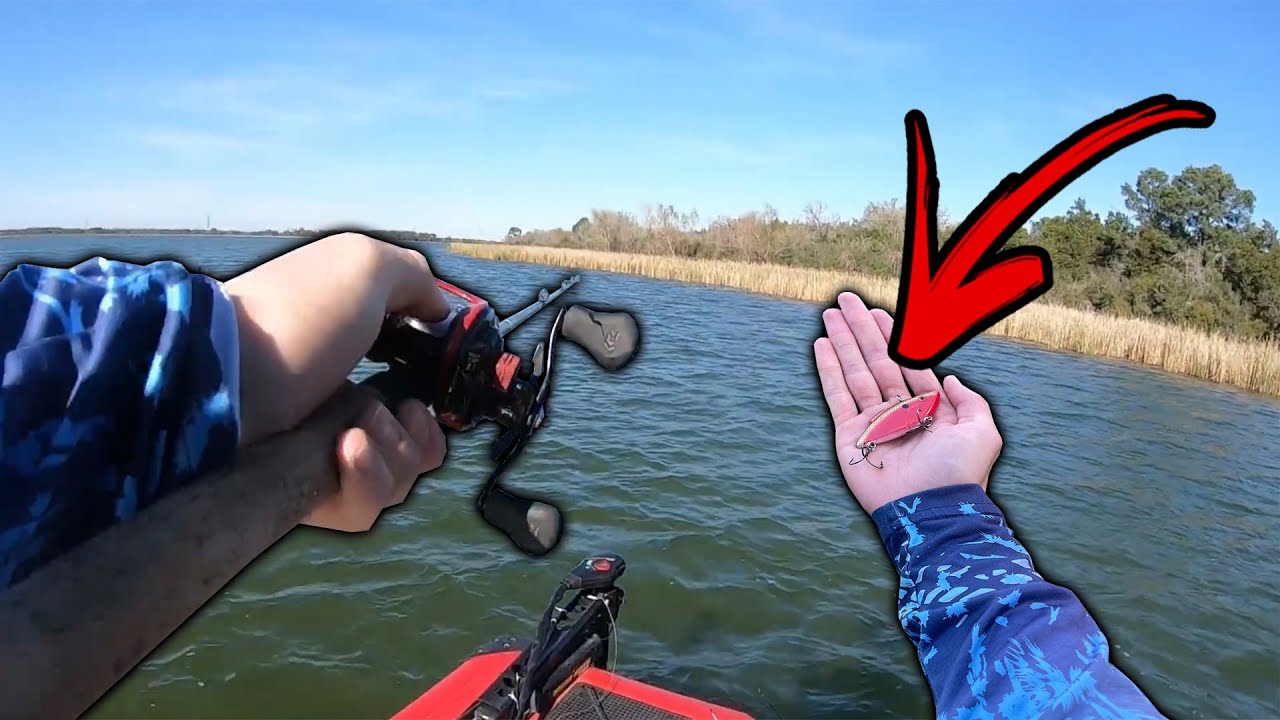 Fishing Rattle Traps Over Windy Power Plant Lake Grass Flats (Fishing Lake Bastrop Texas)