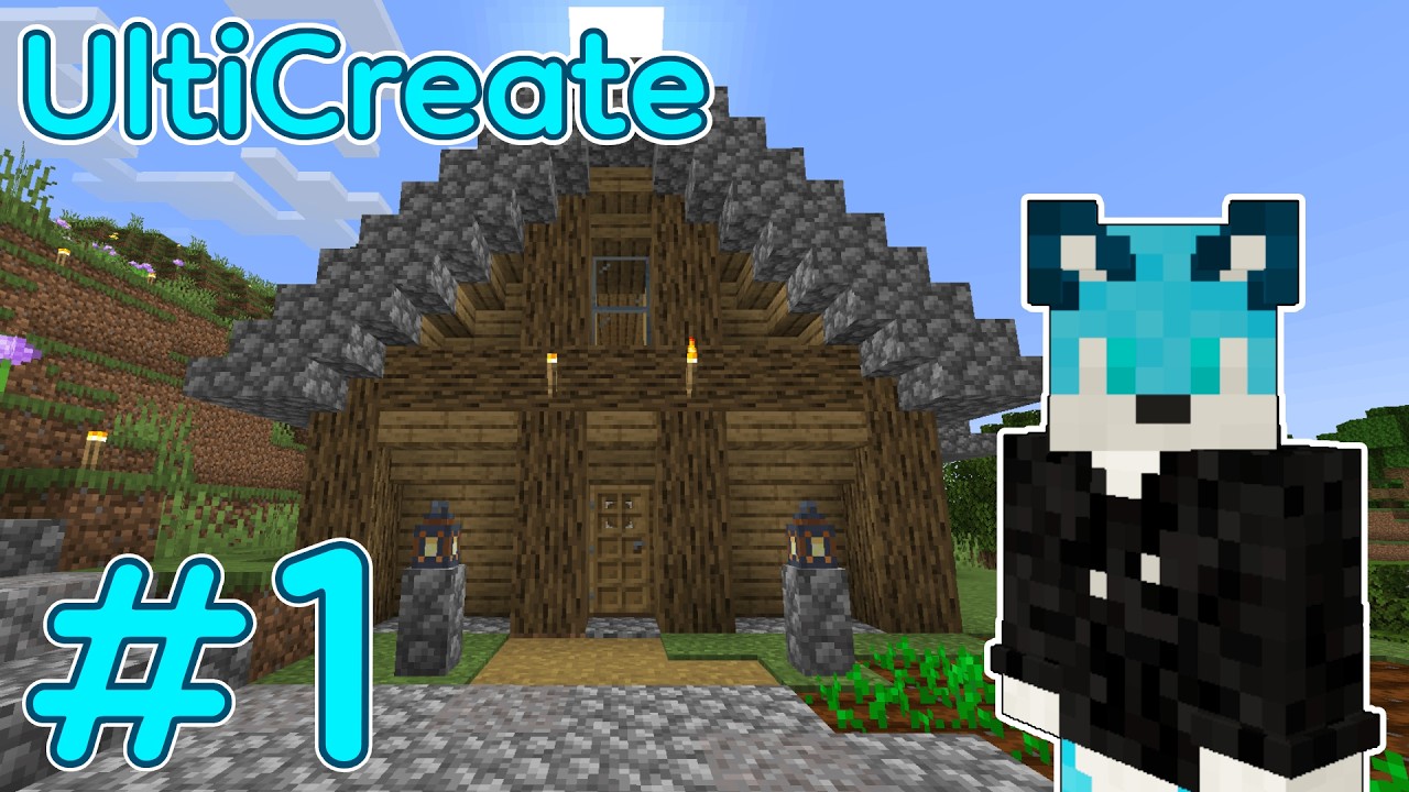 Starter House! | UltiCreate SMP: Episode 1