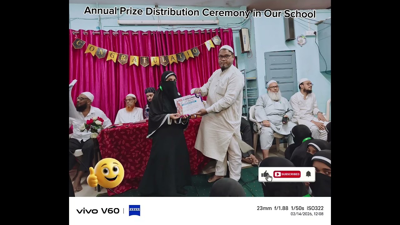 Prize Distribution Ceremony in Our School