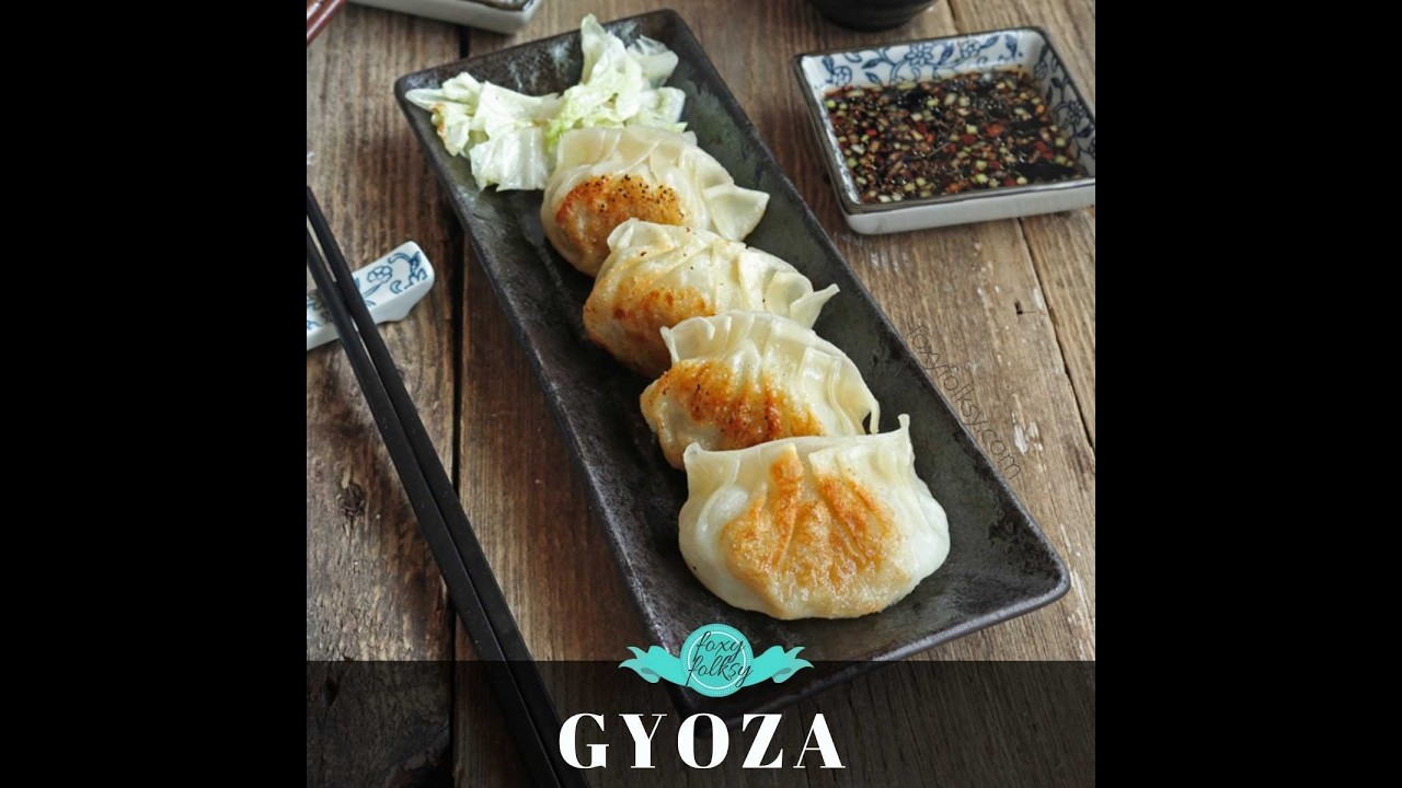 Easy Gyoza Recipe  Crispy Japanese Dumplings with Dipping Sauce
