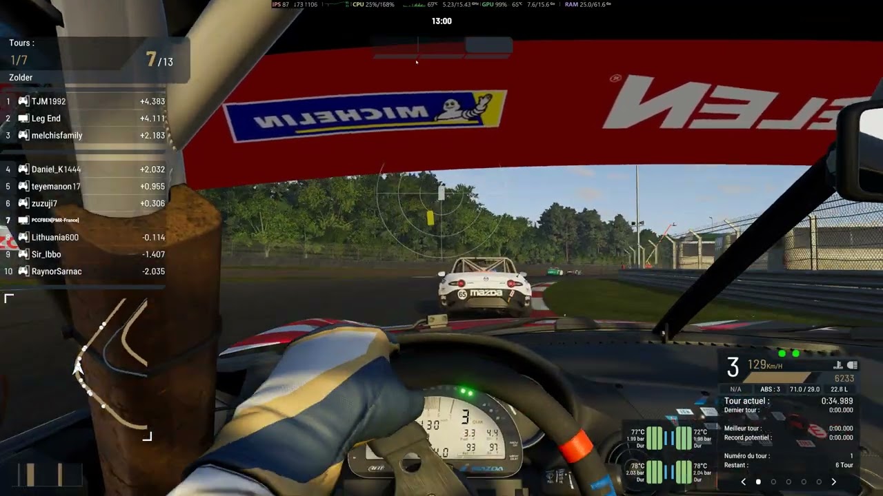 Project Motor Racing 1.5.0.5 - Online Ranked Race MX5