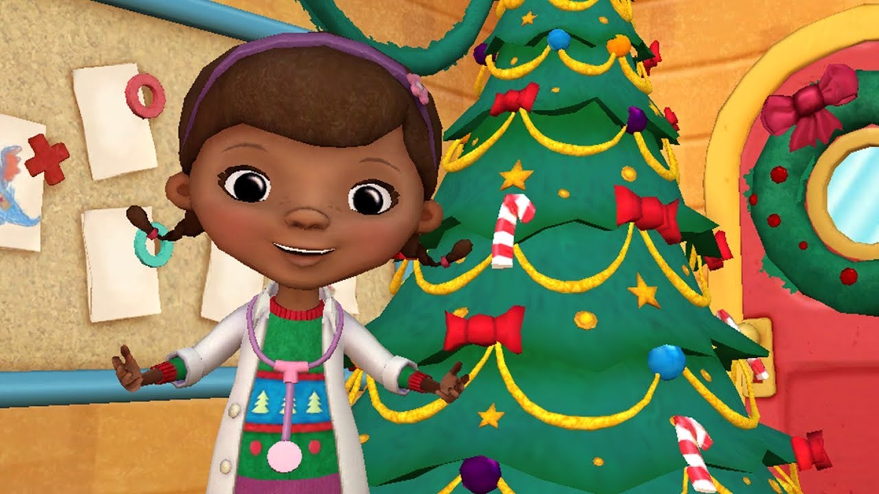 Doc McStuffins Christmas Clinic 🎄 Disney Junior Color & Play App for Kids