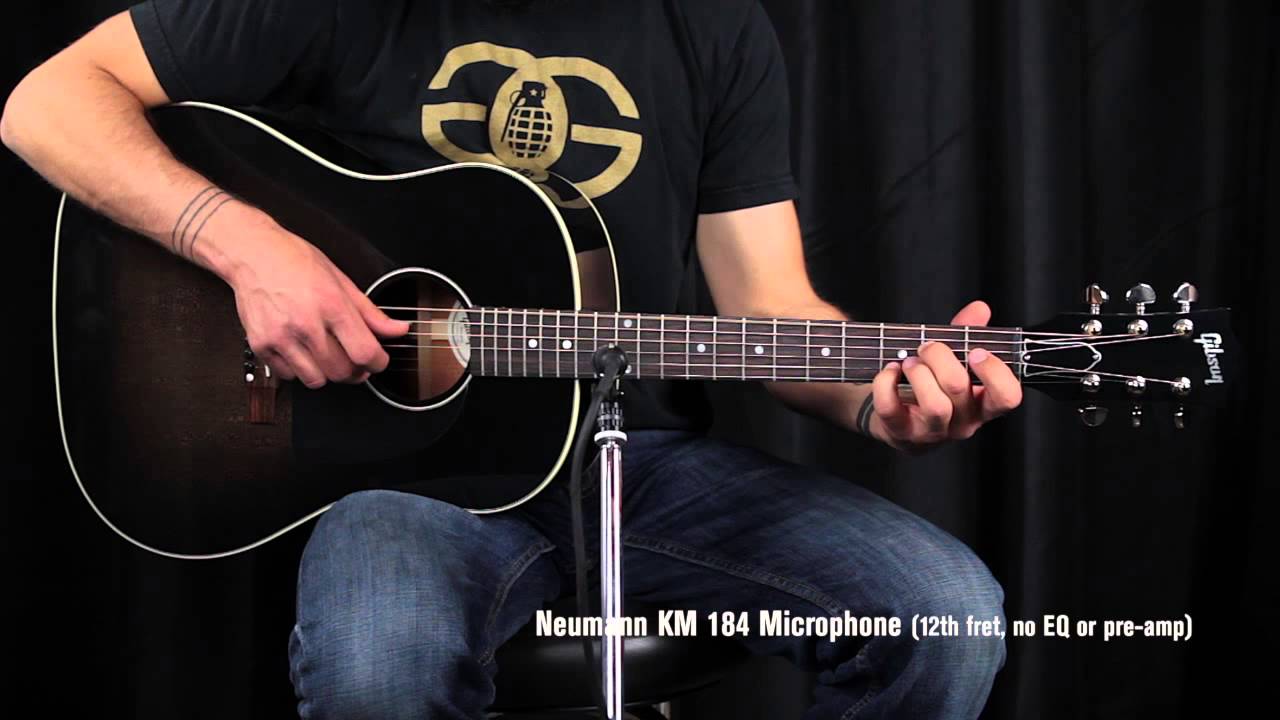 Gibson J45 Cobra Burst - How does it sound?